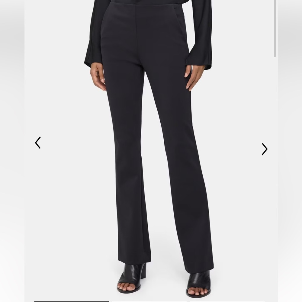 Theory High-Waist Flare Pant in Technical Knit